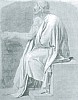 1787 David Etude pout la Mort de Socrate 1 Study pout the Death of Socrate 1.jpg